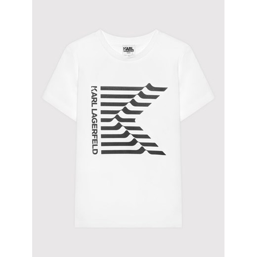 T-Shirt Z25302 M Biały Regular Fit Karl Lagerfeld 6Y wyprzedaż MODIVO