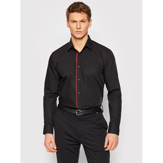 Koszula Elisha02 50468142 Czarny Extra Slim Fit 39 MODIVO