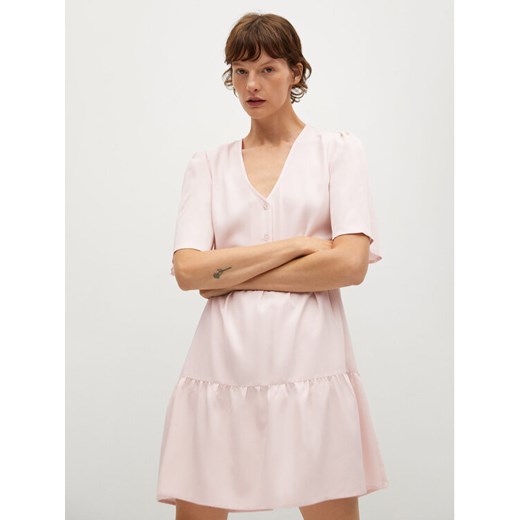 Sukienka codzienna Rita 87084026 Różowy Relaxed Fit Mango XS MODIVO okazja
