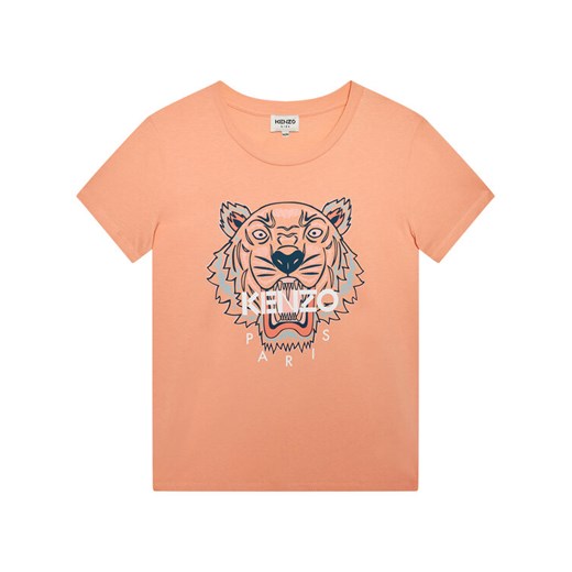 T-Shirt K15079 S Różowy Regular Fit Kenzo Kids 8Y wyprzedaż MODIVO