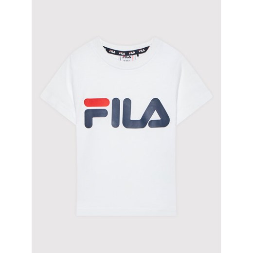 T-Shirt Lea 689178 Biały Regular Fit Fila 122_128 promocja MODIVO