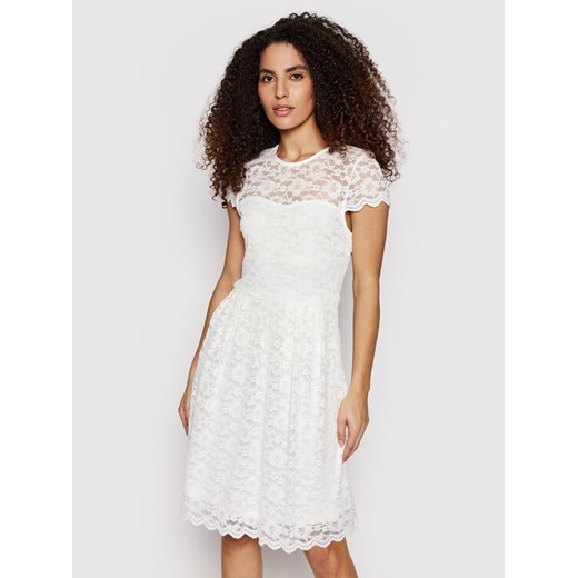 Sukienka koktajlowa Kalila 14067460 Biały Regular Fit Vila L MODIVO