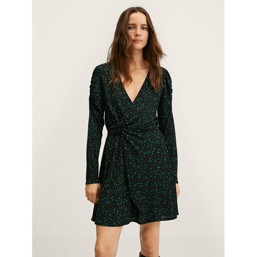 Sukienka codzienna Moss2 27961119 Czarny Regular Fit Mango M okazyjna cena MODIVO