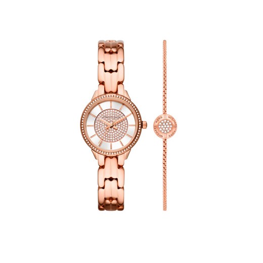 Zegarek Allie Bracelet Set MK1039 Złoty Michael Kors 00 MODIVO okazyjna cena