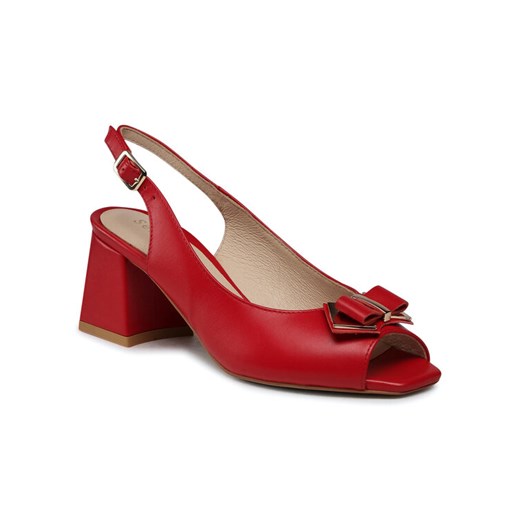 Sandały SB-77-11-001182 Czerwony Sergio Bardi 37 promocyjna cena MODIVO