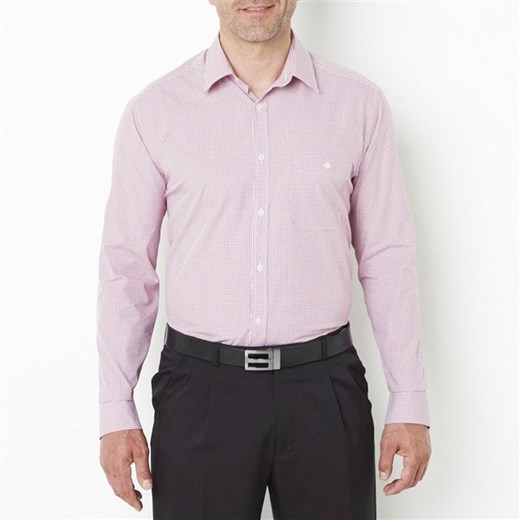 Popelinowa koszula z długim rękawem, rozmiar 1 la-redoute-pl bialy bawełniane