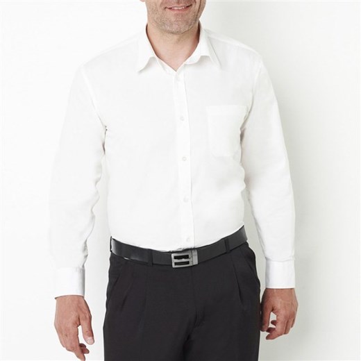 Popelinowa koszula z dugim rkawem, rozmiar 3