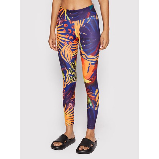 Legginsy Voley 22SWKK05 Granatowy Slim Fit Desigual XS MODIVO