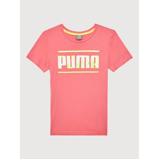 T-Shirt Alpha 581409 Różowy Regular Fit Puma 164 promocyjna cena MODIVO