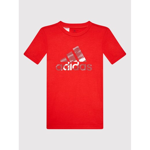 T-Shirt Prime Tee HD078 Czerwony Regular Fit 9_10Y MODIVO