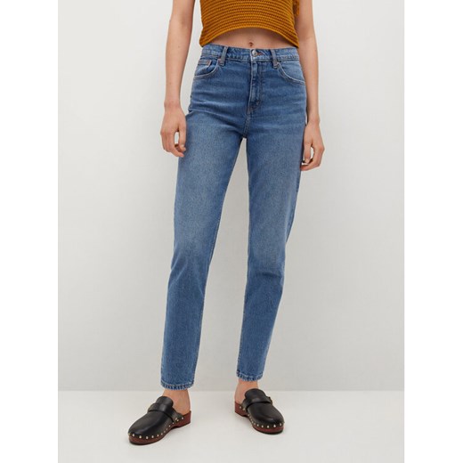 Jeansy Newmom 17010583 Niebieski Mom Fit Mango 38 MODIVO