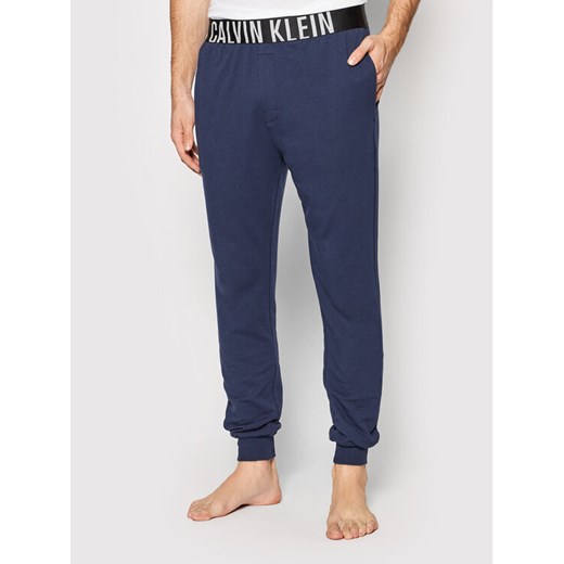 Spodnie piżamowe 000NM1961E Granatowy Calvin Klein Underwear XL MODIVO okazyjna cena