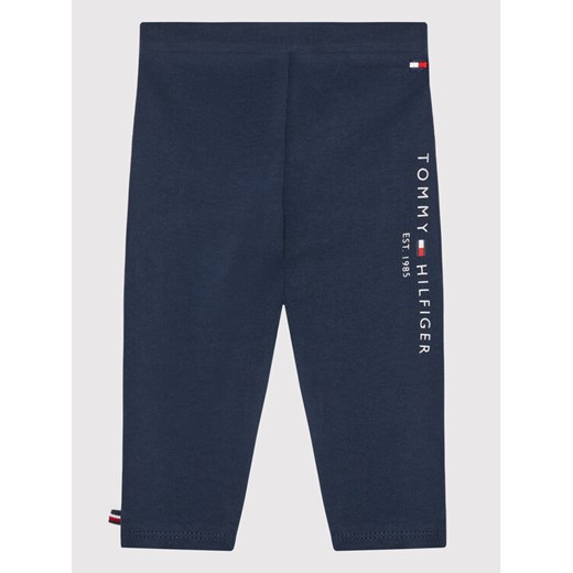 Legginsy Essential KN0KN01348 Granatowy Slim Fit Tommy Hilfiger 62 MODIVO