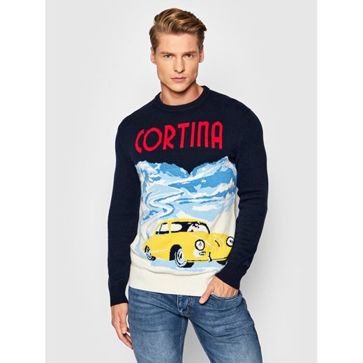 Sweter Heron HER0011 MNTC61 Kolorowy Regular Fit Mc2 Saint Barth XL promocja MODIVO