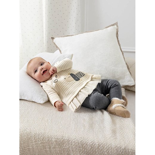 Komplet bluza i legginsy 2708 Beżowy Regular Fit Mayoral 1_2M wyprzedaż MODIVO