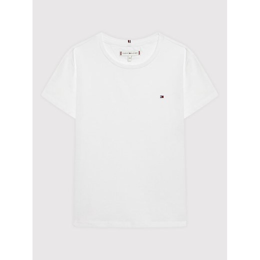T-Shirt Essential KG0KG06174 D Biały Regular Fit Tommy Hilfiger 8Y MODIVO