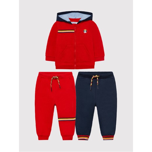 Komplet dresowy 918 Czerwony Regular Fit Mayoral 9M wyprzedaż MODIVO