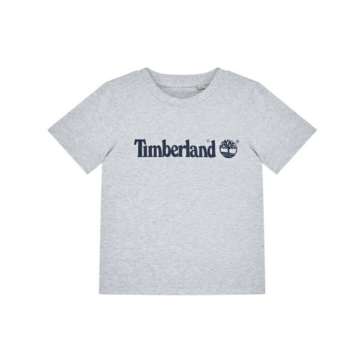 T-Shirt T25P22 M Szary Regular Fit Timberland 4Y MODIVO