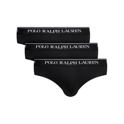 Komplet 3 par slipów 714513423 Czarny Polo Ralph Lauren S MODIVO