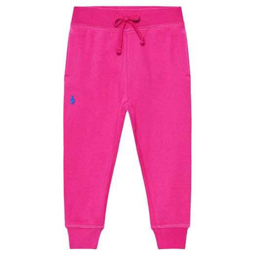 Spodnie dresowe Fleece 311833611001 Różowy Regular Fit Polo Ralph Lauren 2_2T okazja MODIVO