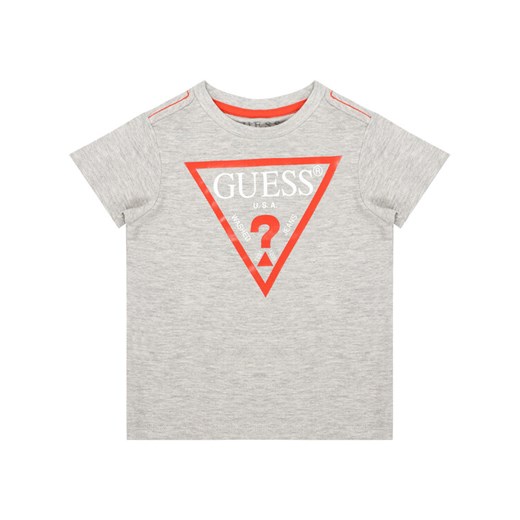 T-Shirt N73I55 K5M20 Szary Regular Fit Guess 6X_7Y MODIVO
