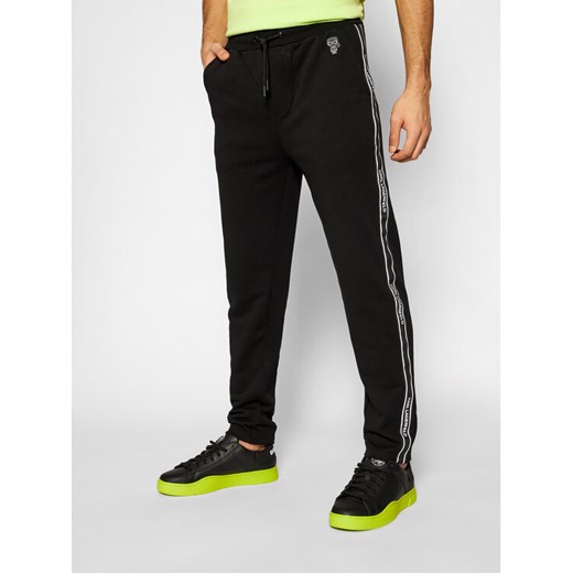Spodnie dresowe 705022 511900 Czarny Regular Fit Karl Lagerfeld L MODIVO promocyjna cena