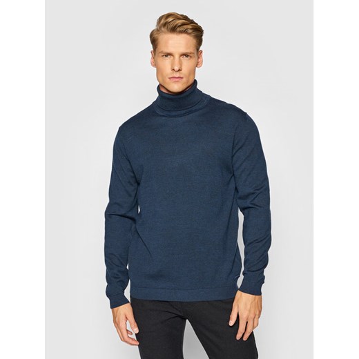 Golf 55603/000/12540 Granatowy Regular Fit Pierre Cardin M MODIVO wyprzedaż