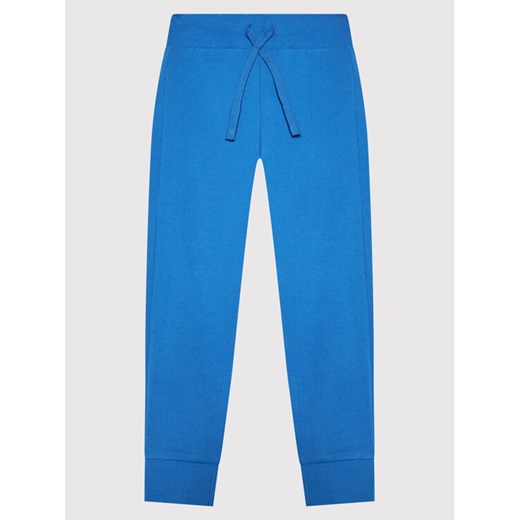 Spodnie dresowe 3J68I0028 Niebieski Regular Fit United Colors Of Benetton 160 wyprzedaż MODIVO