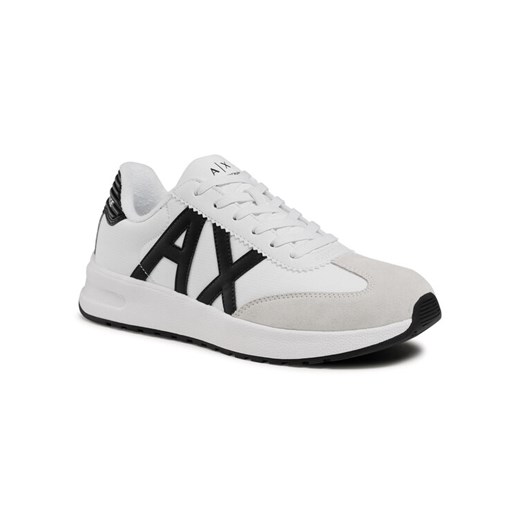 Sneakersy XUX071 Biały Armani Exchange 45 okazyjna cena MODIVO