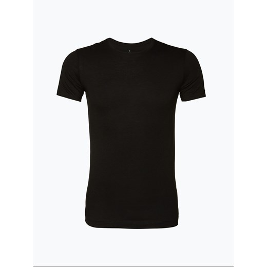 Ragman T-shirty pakowane po 2 sztuki Mężczyźni Bawełna czarny jednolity ze sklepu vangraaf w kategorii T-shirty męskie - zdjęcie 134377479
