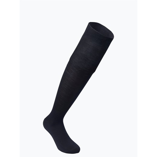 FALKE Podkolanówki Mężczyźni Wełna granatowy jednolity ze sklepu vangraaf w kategorii Skarpetki męskie - zdjęcie 134377506