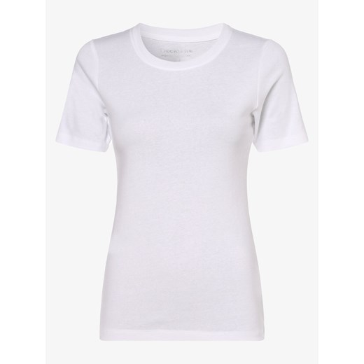 brookshire T-shirt damski Kobiety Bawełna biały jednolity ze sklepu vangraaf w kategorii Bluzki damskie - zdjęcie 134377556