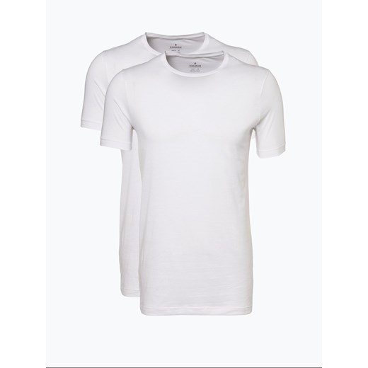 Ragman T-shirty pakowane po 2 szt. Mężczyźni Bawełna biały jednolity ze sklepu vangraaf w kategorii T-shirty męskie - zdjęcie 134377567