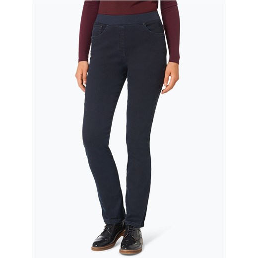 Raphaela by BRAX Jeansy Kobiety dark stone jednolity ze sklepu vangraaf w kategorii Jeansy damskie - zdjęcie 134377627