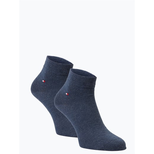 Tommy Hilfiger Skarpety pakowane po 2 szt. Mężczyźni Bawełna indygo jednolity ze sklepu vangraaf w kategorii Skarpetki męskie - zdjęcie 134377648