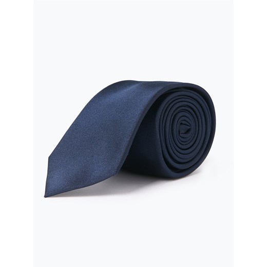 Calvin Klein - Krawat jedwabny męski, niebieski Calvin Klein ONE SIZE vangraaf