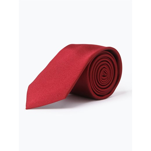 Calvin Klein - Krawat jedwabny męski, czerwony Calvin Klein ONE SIZE vangraaf