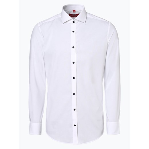 Finshley & Harding London Koszula męska Mężczyźni Slim Fit Bawełna biały Finshley & Harding London 41-42 vangraaf
