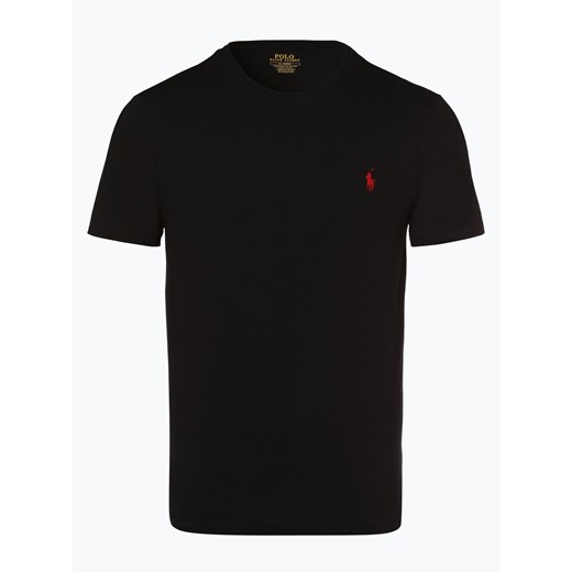 Polo Ralph Lauren - T-shirt męski – Custom Slim Fit, czarny Polo Ralph Lauren M vangraaf