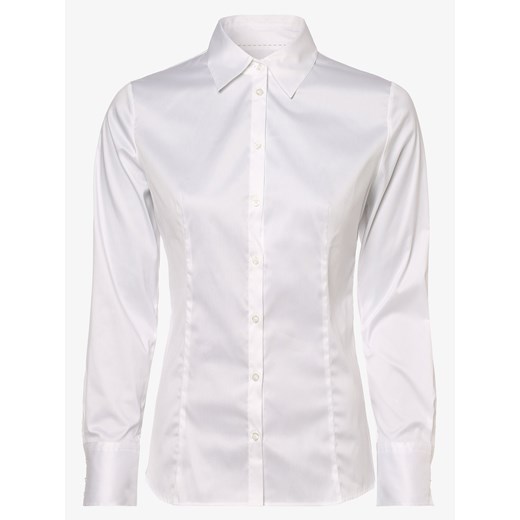 HUGO - Bluzka damska – łatwa w prasowaniu – The Fitted Shirt, biały 42 vangraaf