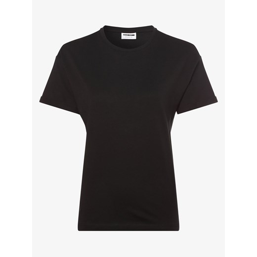 Noisy May T-shirt damski Kobiety Dżersej czarny jednolity ze sklepu vangraaf w kategorii Bluzki damskie - zdjęcie 134378265