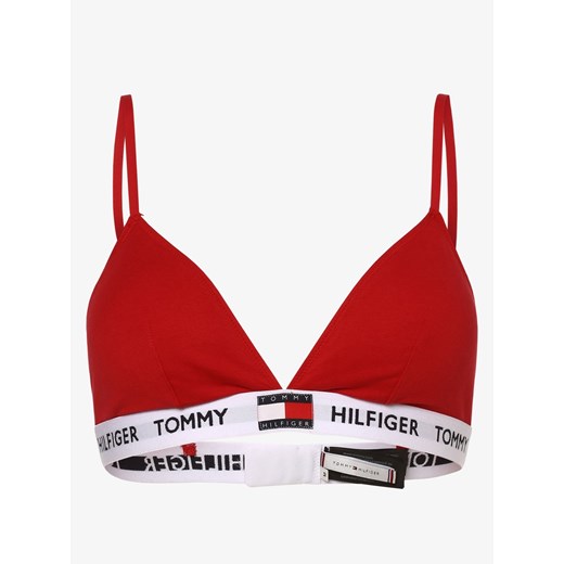 Tommy Hilfiger - Damski biustonosz triangel, czerwony Tommy Hilfiger XS vangraaf