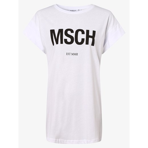 Moss Copenhagen - T-shirt damski – Alva, biały Moss Copenhagen XS vangraaf