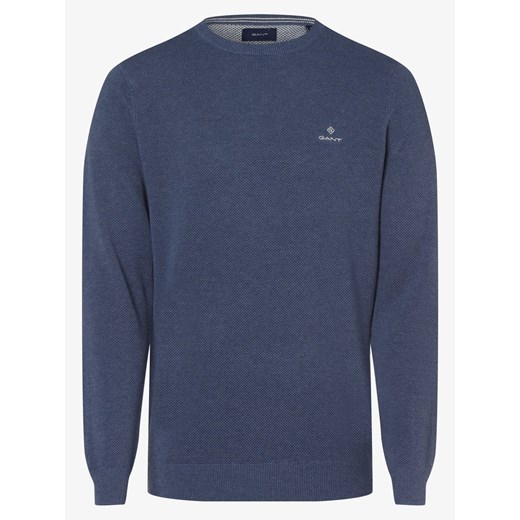 Gant - Sweter męski, niebieski Gant XL wyprzedaż vangraaf