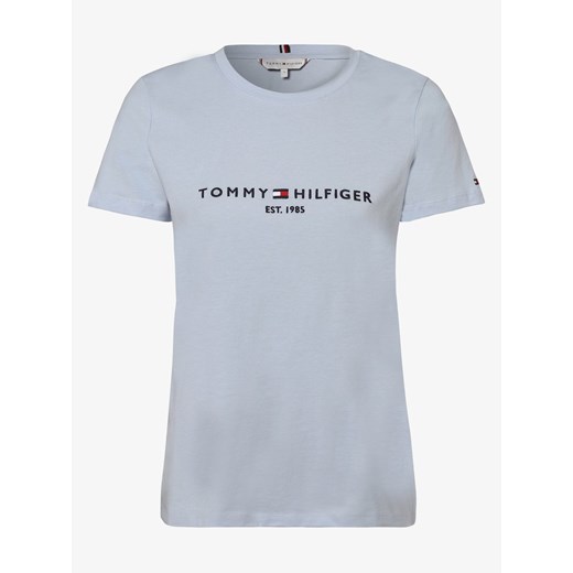 Tommy Hilfiger - T-shirt damski, niebieski Tommy Hilfiger XS promocyjna cena vangraaf