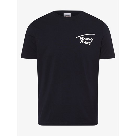 Tommy Jeans - T-shirt męski, niebieski Tommy Jeans S vangraaf
