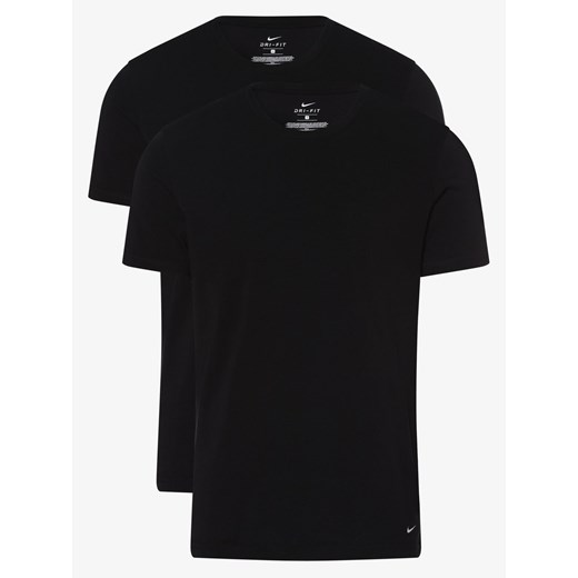 Nike - T-shirty męskie pakowane po 2 szt., czarny Nike L vangraaf