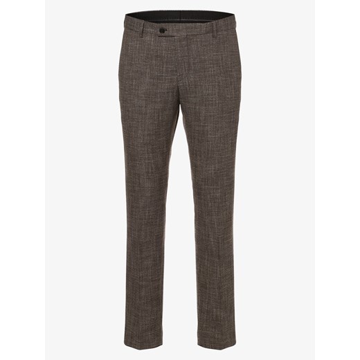 Finshley & Harding - Męskie spodnie od garnituru modułowego – Mitch, brązowy Finshley & Harding 106 promocja vangraaf