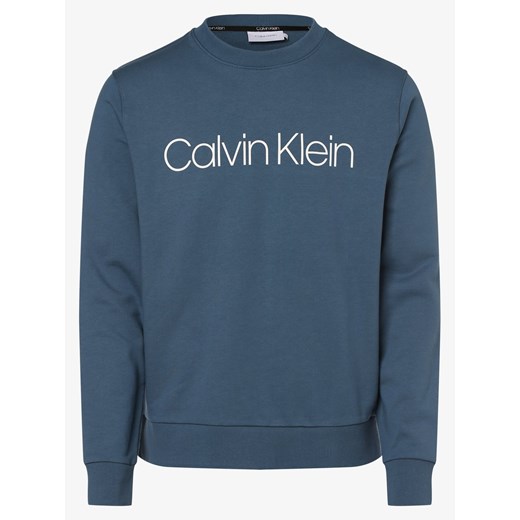 Calvin Klein - Męska bluza nierozpinana, niebieski Calvin Klein S vangraaf