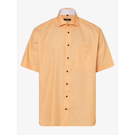 Eterna Comfort Fit - Koszula męska – niewymagająca prasowania, pomarańczowy 40 vangraaf